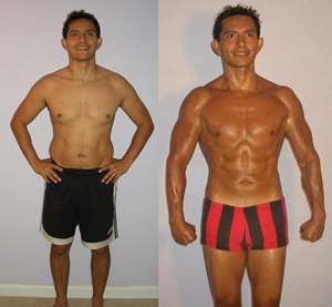 Al Sandoval - Adonis Index Contest Transformation Pictures