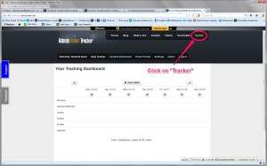 Step 1 Click on Tracker
